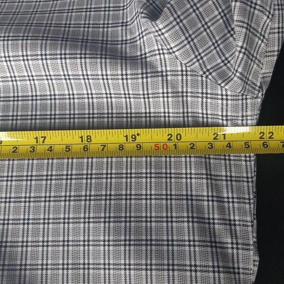 Jones New York SZ 15.5 Modern Fit Button Up Men's Plaid Shirt Non Iron - Picture 9 of 12